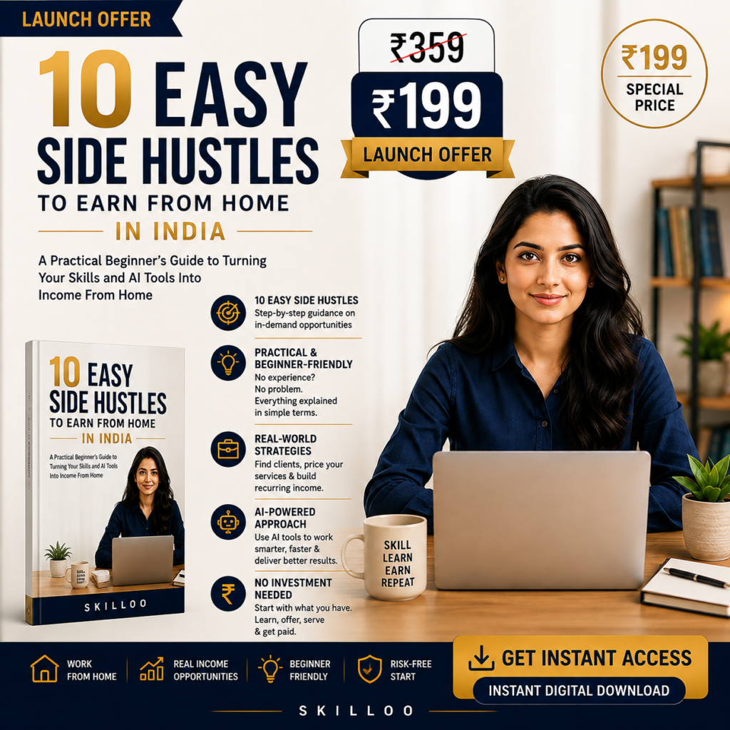 10 Easy Side Hustles to Earn From Home in India