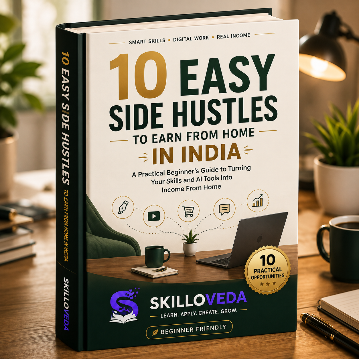 10 Easy SIde hustle to from home in India - Skilloveda