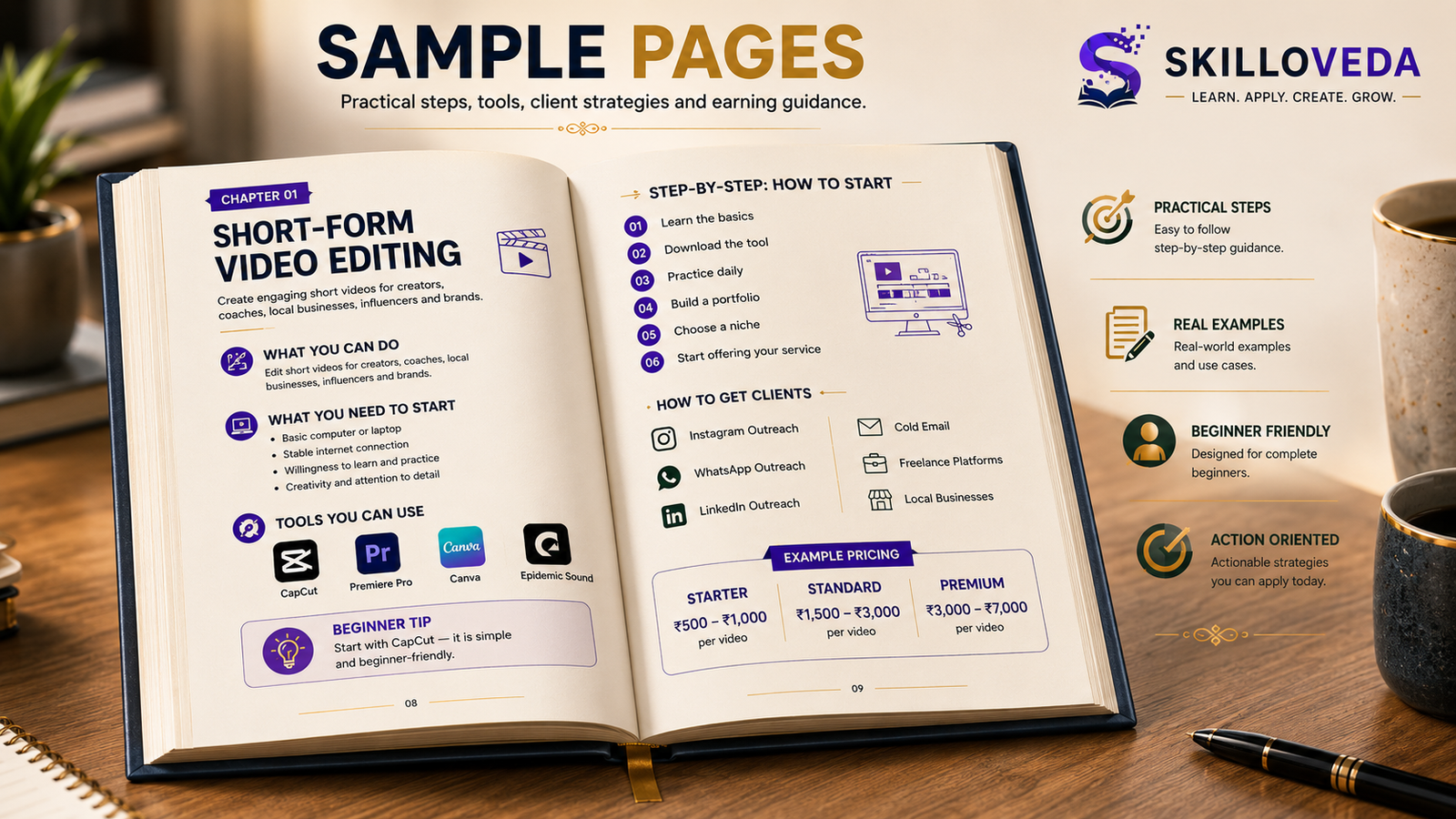 Sample pages - 10 Easy side hustle