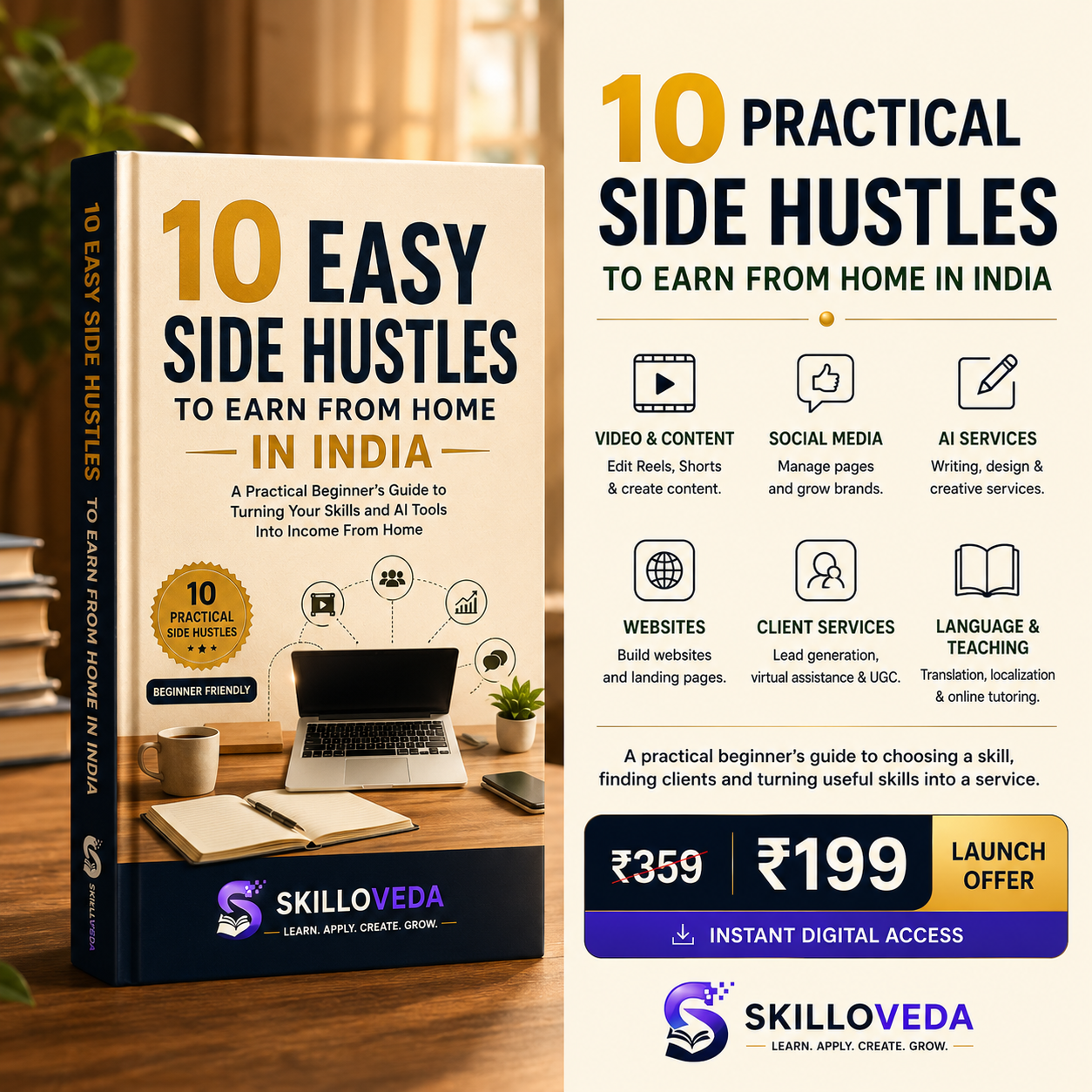 Shop Page image for 10 easy side hustle